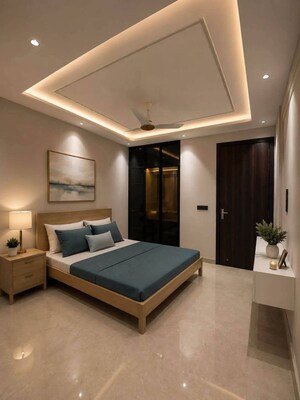 Bedroom in 2 BHK Independent House at Sainik Farm – for Rent