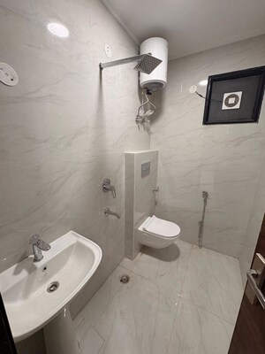 Bathroom in 2 BHK Builder Floor at Mehrauli – for Rent