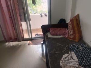 Living Room in 1 RK Apartment at Felicita Baner, Baner – for Rent