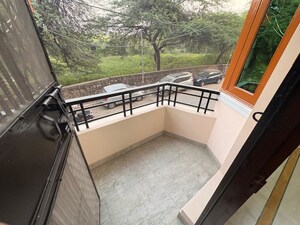 Balcony in 3 BHK Builder Floor at Mehrauli – for Rent