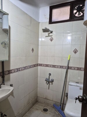 Bathroom in 2 BHK Builder Floor at Mehrauli – for Sale
