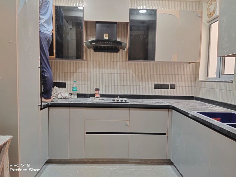 Kitchen, east of kailash 3 Bedroom 1400 Sq.Ft. Builder Floor In East Of Kailash Delhi 10791517