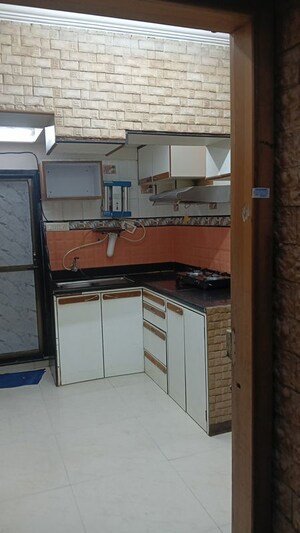 Kitchen in 1 RK Apartment at Gypsy Apartment, Powai – for Rent