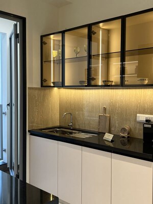 Kitchen in 2 BHK Builder Floor at Godrej Varanya, Kharghar – for Sale