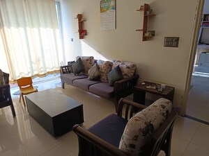 Living Room in 3 BHK Apartment at Golden Palms Apartment Bangalore, Thanisandra Main Road – for Rent