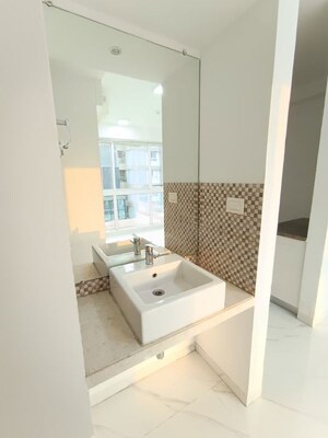 Bathroom in 3 BHK Apartment at Nahar F Residences, Balewadi – for Rent