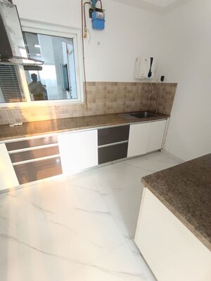 Kitchen in 3 BHK Apartment at Nahar F Residences, Balewadi – for Rent