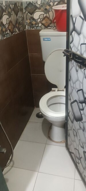 Bathroom in 1 BHK Apartment at Cidco Ekta CHS, Ghansoli – for Rent