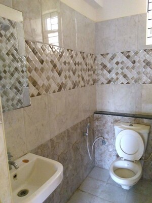Bathroom in 2 BHK Apartment at Aakruthi Aura, Whitefield – for Rent