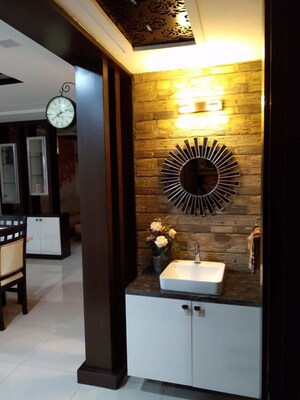 Bathroom in 3 BHK Apartment at My Home Avatar, Gachibowli – for Rent