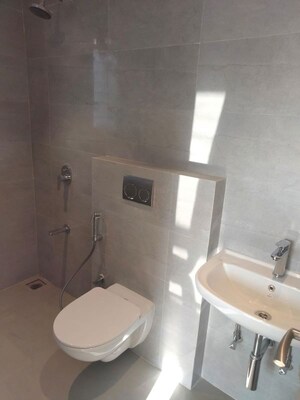 Bathroom in 3 BHK Apartment at Siddha Seabrook, Kandivali West – for Rent