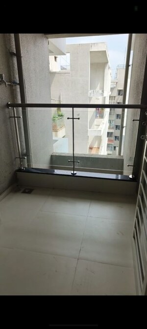 Balcony in 2.5 BHK Apartment at Suyog Space, Wakad – for Rent