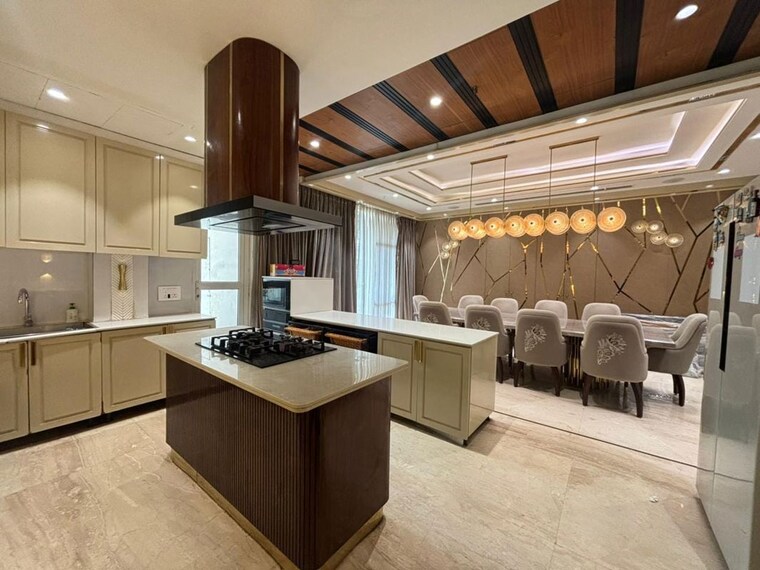 Kitchen, mahagun-marvella 5 Bedroom 5600 Sq.Ft. Apartment In Sector 78 Noida 10791745