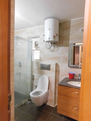 Bathroom in 3 BHK Apartment at Casa Rouge, Kondapur – for Rent