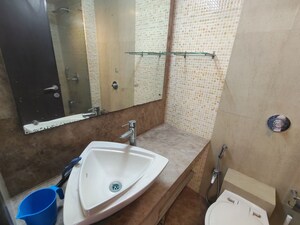 Bathroom in 2.5 BHK Apartment at Ekta World Lake Primrose, Powai – for Rent