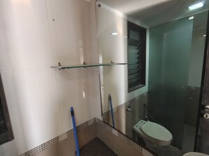 Bathroom in 2.5 BHK Apartment at Ekta World Lake Primrose, Powai – for Rent