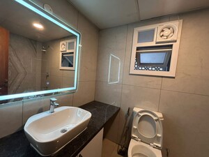 Washroom in 3 BHK Apartment at Prestige Green Gables, Panathur – for Rent