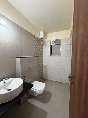 Bathroom in 3 BHK Apartment at Majestique Towers, Kharadi – for Rent