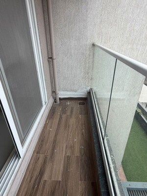 Balcony in 1 BHK Apartment at Ashar Arize, Kalwa – for Rent