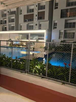 Balcony in 2 BHK Apartment at Casagrand Boulevard, Hennur Road – for Rent