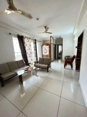 Living Room in 3 BHK Apartment at Prestige Lakeside Habitat, Varthur – for Rent