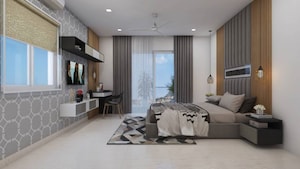 Living Room in 3 BHK Apartment at SSK Classic, Madhapur – for Sale