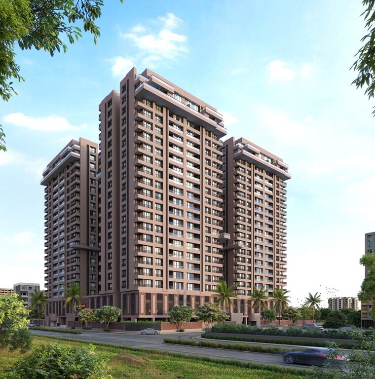Exterior View, green-hills 3 Bedroom 2100 Sq.Ft. Apartment In Adajan Surat 10791989