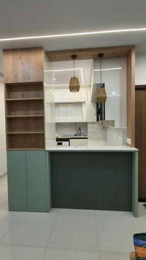Kitchen in Studio Apartment at Brigade Cornerstone Utopia, Varthur – for Rent
