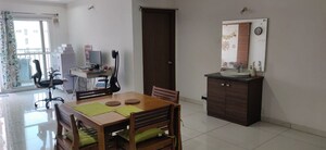 Dining area in 3 BHK Apartment at Aparna Cyber Life, Nallagandla – for Rent
