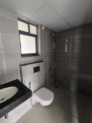 Bathroom in 3.5 BHK Apartment at Shapoorji Pallonji Sensorium, Hinjewadi – for Rent
