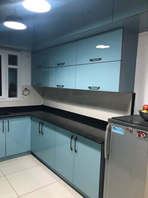 Kitchen in 3.5 BHK Apartment at L&T Raintree Boulevard, Hebbal – for Rent