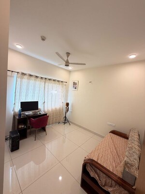 Living Room in 3 BHK Apartment at Trendsquares Ambience, Thanisandra Main Road – for Rent