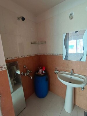Bathroom in 2 BHK Apartment at Siddhivinayak Shubhashree Residential, Akurdi – for Rent