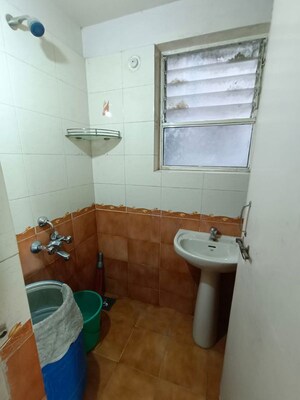 Bathroom in 2 BHK Apartment at Siddhivinayak Shubhashree Residential, Akurdi – for Rent