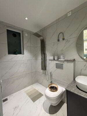 Bathroom in 3 BHK Apartment at Rose Avenue Zirakpur, Dhakoli – for Sale