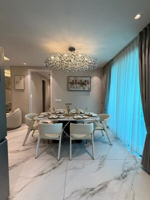 Living Room in 3 BHK Apartment at Rose Avenue Zirakpur, Dhakoli – for Sale