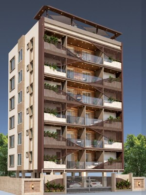 4 BHK Apartment – Exterior View View at Jai Prakash Nagar - for Sale