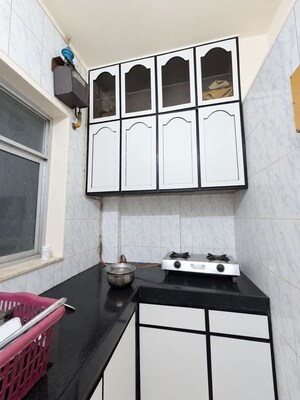 Kitchen in 1 BHK Apartment at Bandra West – for Rent
