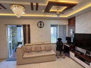 Living Room in 2 BHK Apartment at LS Laxmi Avenue, Wakad – for Rent