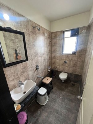 Bathroom in 2 BHK Apartment at LS Laxmi Avenue, Wakad – for Rent