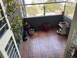 Balcony in 2 BHK Apartment at LS Laxmi Avenue, Wakad – for Rent