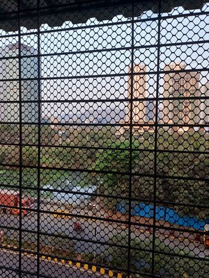 Balcony in 1 BHK Apartment at Sector 4 Kopar Khairane – for Rent