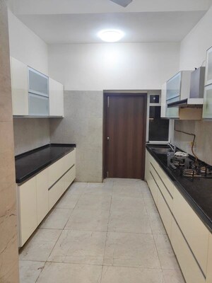 Kitchen in 2 BHK Apartment at LnT Realty Crescent Bay, Parel – for Rent