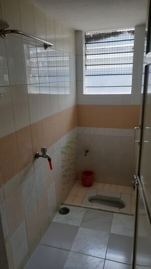 Bathroom in 1 BHK Villa at Karve Nagar – for Rent