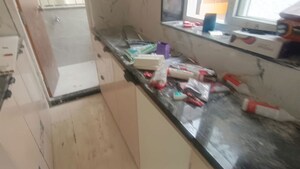 Kitchen in 1 BHK Builder Floor at Anand Nagar Colony – for Rent