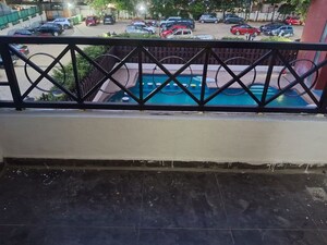 Balcony in 3 BHK Apartment at K Raheja Sterling, Mohammadwadi – for Rent