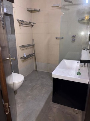 Bathroom in 3 BHK Apartment at Vasant Kunj – for Sale