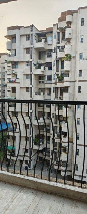 Balcony in 3 BHK Apartment at Dwarka – for Rent