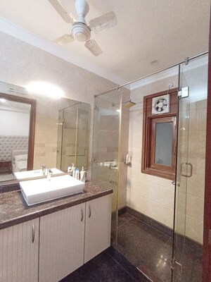 Kitchen in 3 BHK Apartment at Pamposh Enclave – for Rent