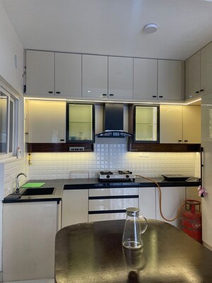 Kitchen in 2 BHK Apartment at Adarsh Greens Phase 2, Kogilu – for Rent